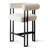 Bouclé Upholstered Counter Stool