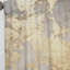 Beige et marbre doré Lightning III - Rideau à formes abstraites - Velours obscurcissant - 1 panneau-107826847