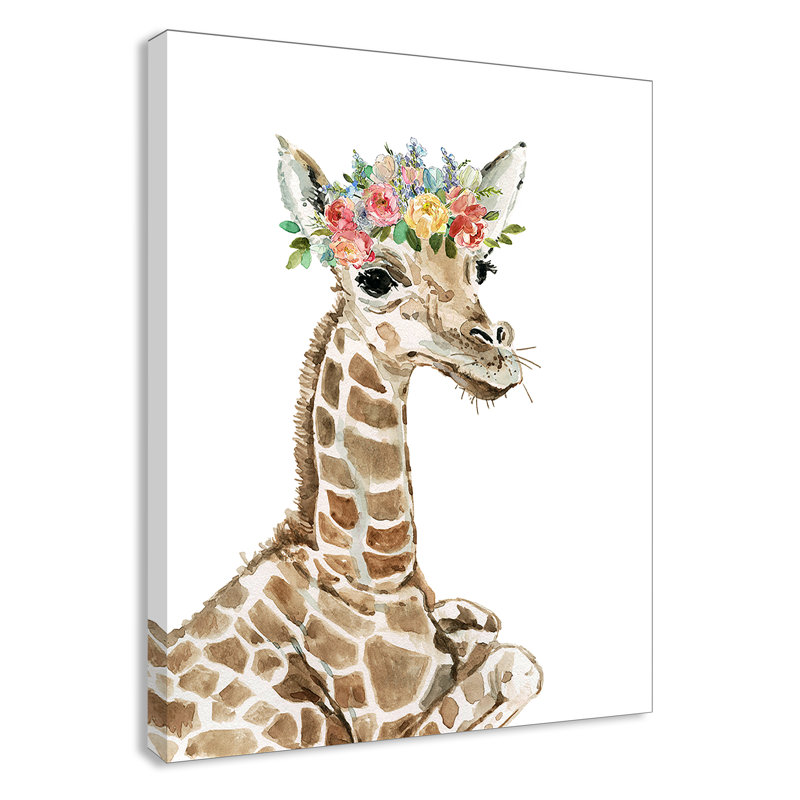 Art sur toile savannah, H 14 po x l 11 po x P 1,5 po, Toile