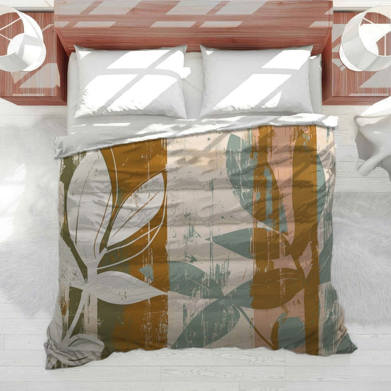Leafy Branches Cool Bedding, Queen Comforter