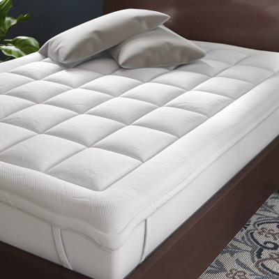 2" Down Alternative Box-Stitched Mattress Topper