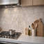 Porcelaine hexagonale 2 po gris moyen 2 po / 20 feuilles / 19,698 pieds carrés / boîte-129241306
