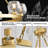 59" Dimmable Round Glass Shade Chandelier-111203650