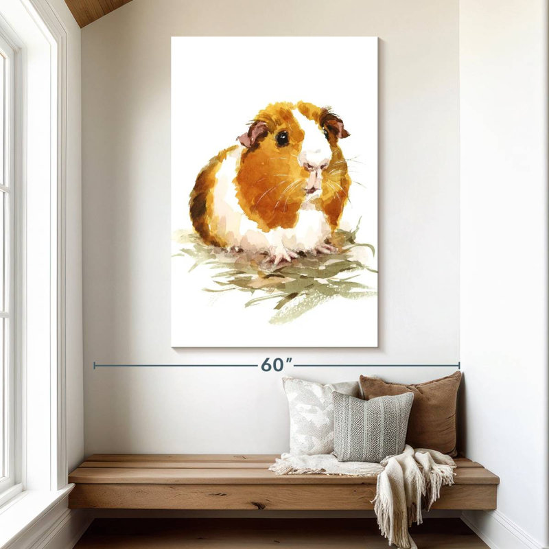 Brampt Guinea Pig, 51" H x 34" W