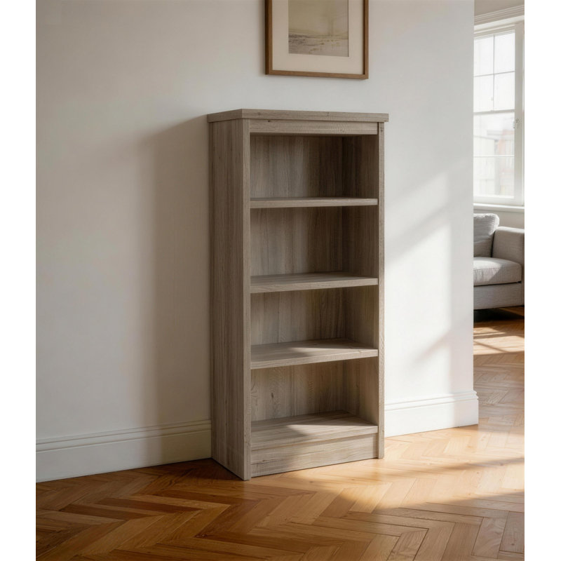 Moreno 48cm W Standard Bookcase, Grey Nebraska