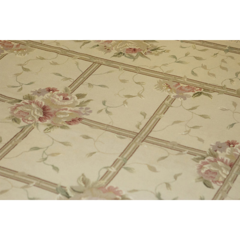 Tapis rectangulaire noué à la main