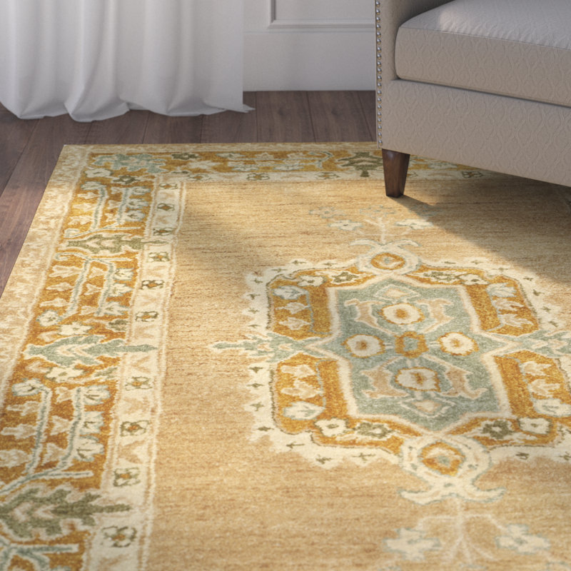 Cokley Performance Floral Indoor/Outdoor Area Rug, Round 7'1