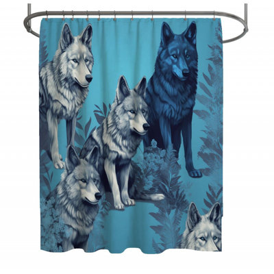 Wolf Animal Shower Curtain