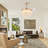 42" Gamlet Rose Gold Crytal Ceiling Fan with Remote Control Kit