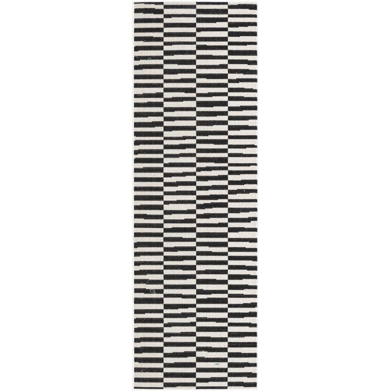 Wingate Cotton Abstract Indoor Rug, Runner 2' x 6'