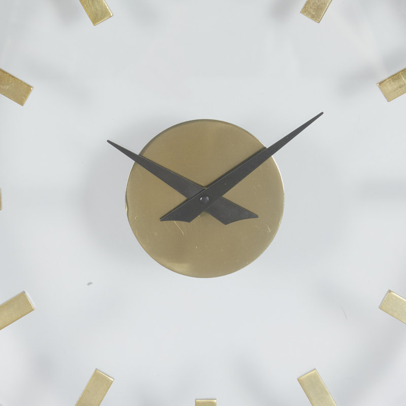 Horloge murale Dennys, Doré