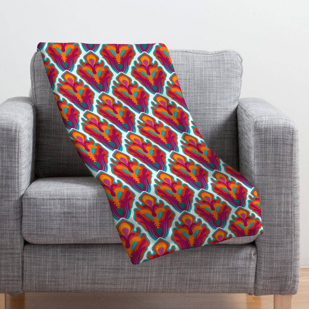 Jacqueline Maldonado Throw Blanket Deny Designs 