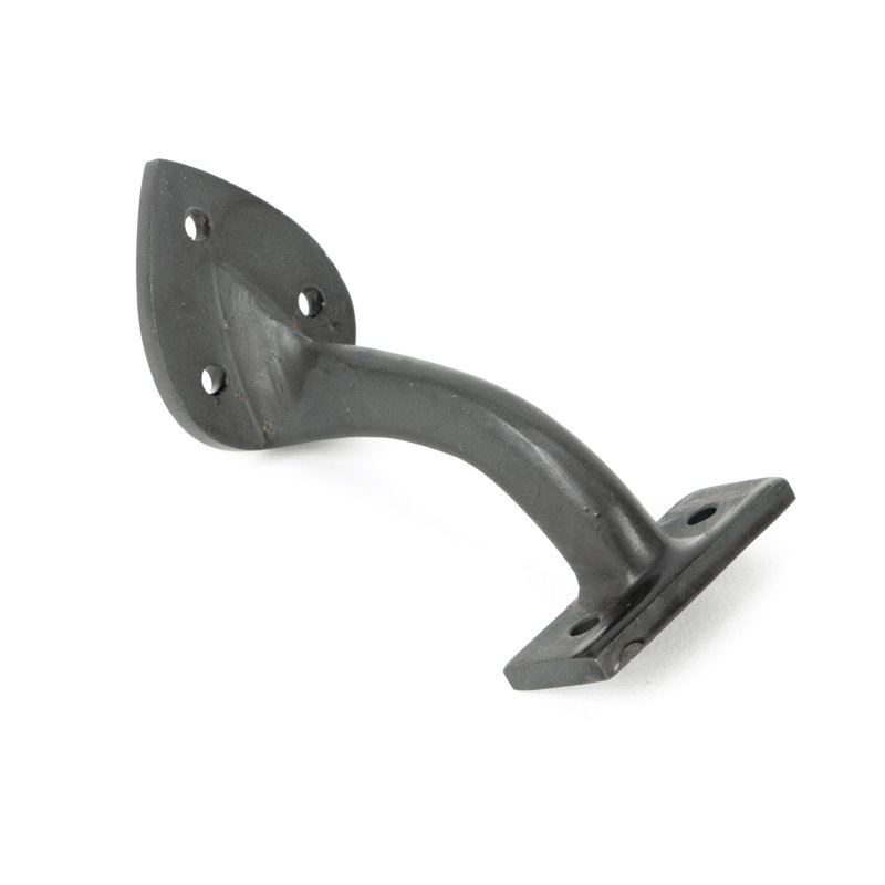 Handrail Brackets Steel 5cm Mounting Bracket, Beeswax, 8.8cm H x 5cm W x 7.4cm D