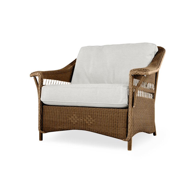 Nantucket Outdoor Lounge Chair, Plume Spring, Bark