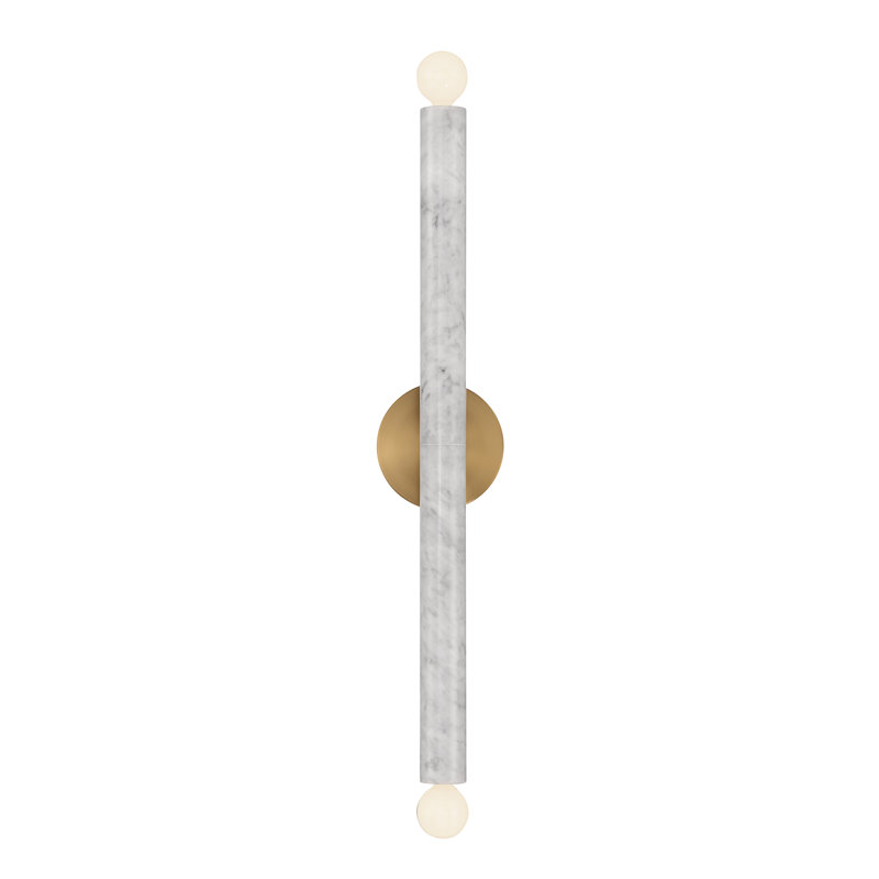Stillwater Irmeli Metal Armed Sconce, White