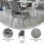 Chaise empilable robuste avec accoudoirs Aliya-200365586-200365598