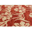 Tapis en laine beige/rouge 3 pi 11 po x 5 pi 8 po à la main one-of-kind-noué la 2010 Allahna