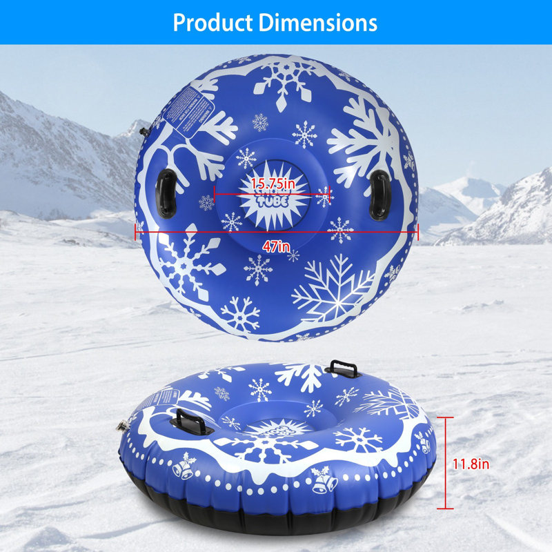Edge Collections PVC Inflatable Snow Tube