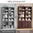 Kirklyn 73"H Storage Bookcase With Doors, Standard Bookcase with 8 Open Shelves-125422418