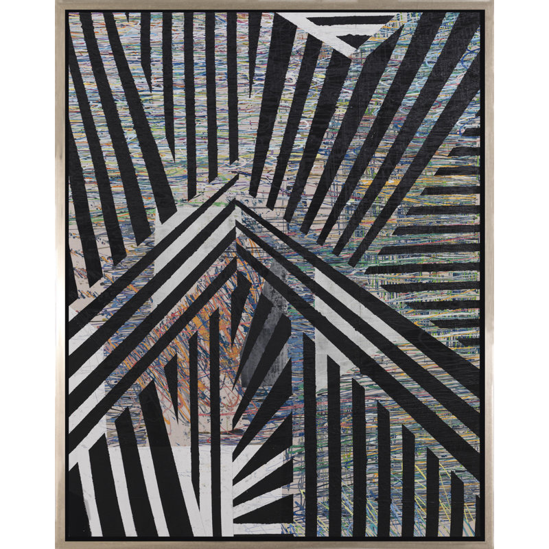 Tribal - peinture sur toile à cadre flottant