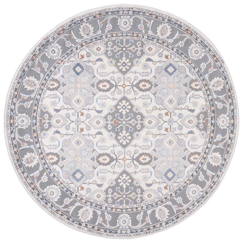 Burnettsville Eternal Performance Oriental Rug, Round 6'7"