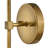 Ana 1 - Light Heritage Brass Wallchiere