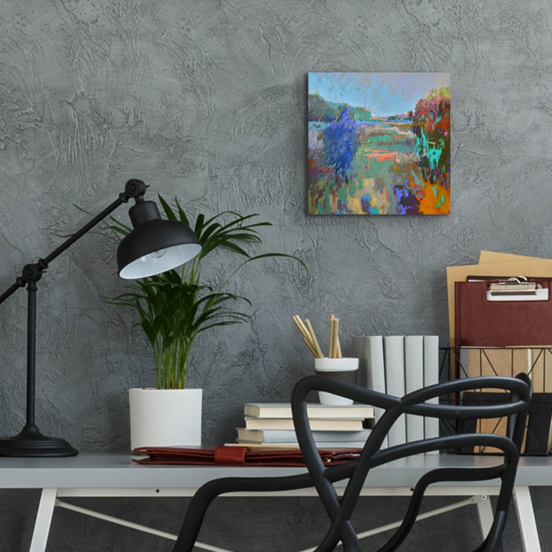 «Color Field 45» par Jane Schmidt, H 12 po x l 12 po x P 0,13 po