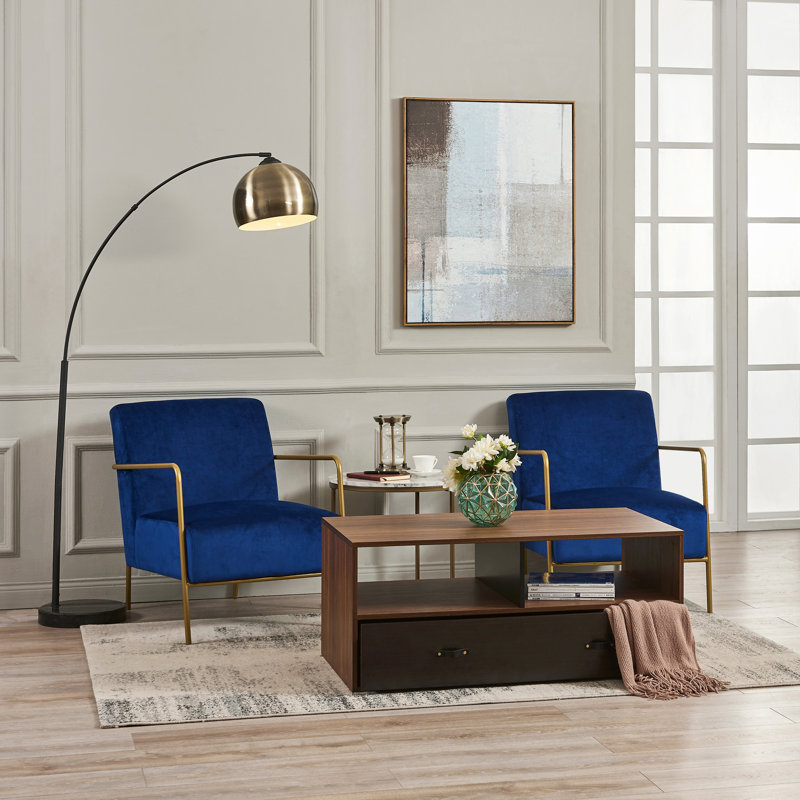 Christa Block Coffee Table with Storage