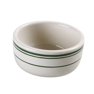 Yanco GB-35 Green Band Espresso Cup, 3.5 oz Capacity, 2.5 Diameter, 2 Height, China, American White Color, Pack of 36