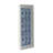 Set Of 2 Blue And White Hanging Sculptures, Modern Wall Art Decor, 12.5" X 24.5"