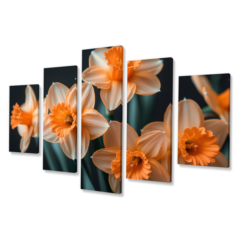 Gaige - Jonquilles, ensemble d'art sur toile