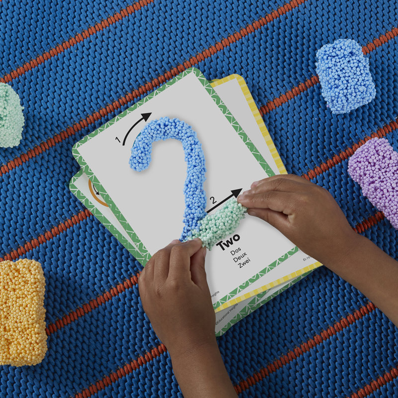 PlayFoam 21 Piece Shape and Learn Number Set