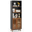 178 cm H x 59 cm W Solid Wood Book Cabinet Bookcase
