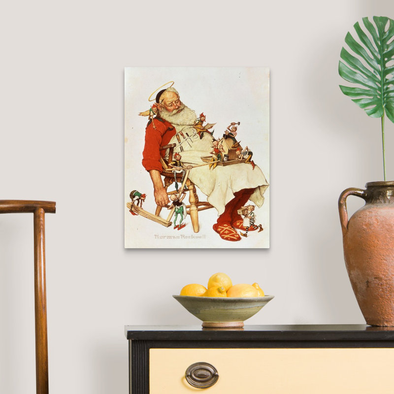 Art mural sur toile Norman Rockwell, Toile tendue, H 20 po x l 16 po x P 1,25 po