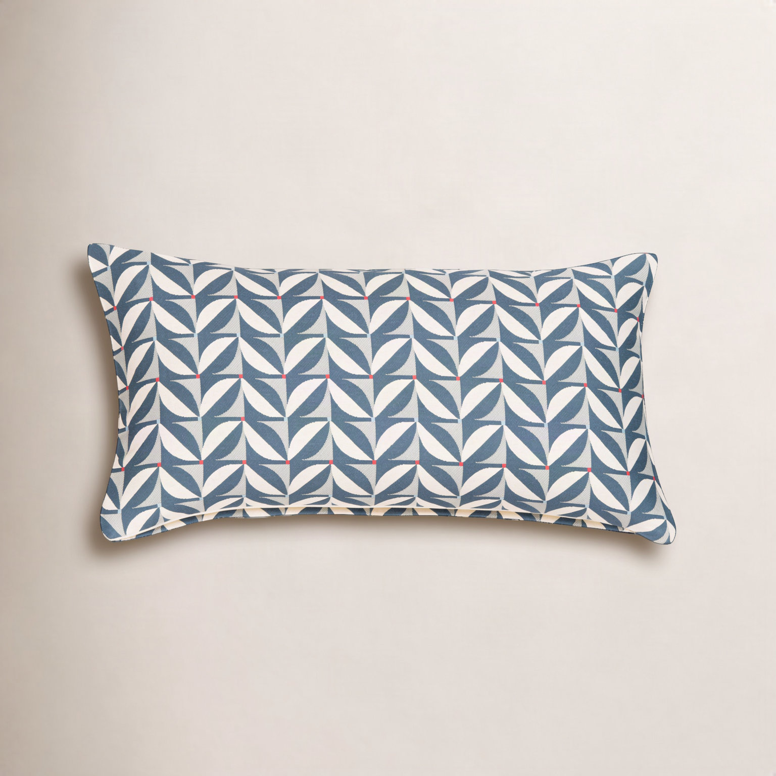 Mattelynn Throw Pillow, Blue, Rectangle 12"H x 21"W