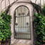 Rustic Metal Garden Wall Mirror Hand Finished Indoor Outdoor Hanging Decorative Accent Decor for Patio Home Decor