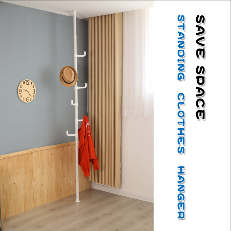 Fajer Undermount Coat Rack-White