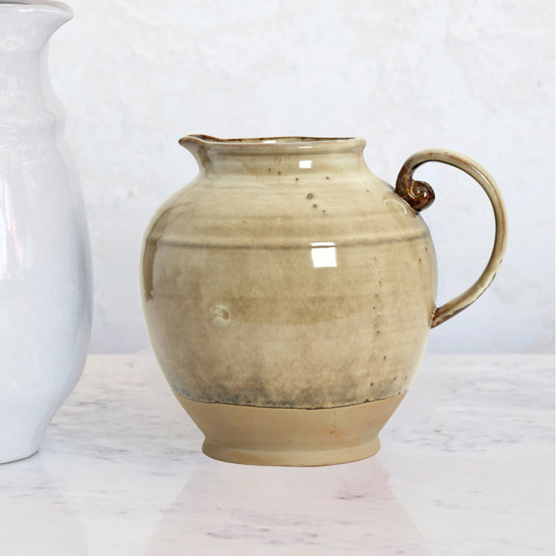 Natsuki Stoneware Pitcher in Reactive Glaze