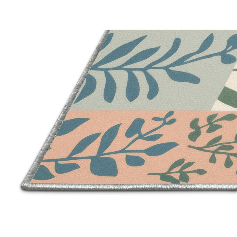 Tapis Emerald Tranquility, Rectangulaire 2 pi x 3 pi