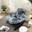 Chaise berçante moderne rembourrée