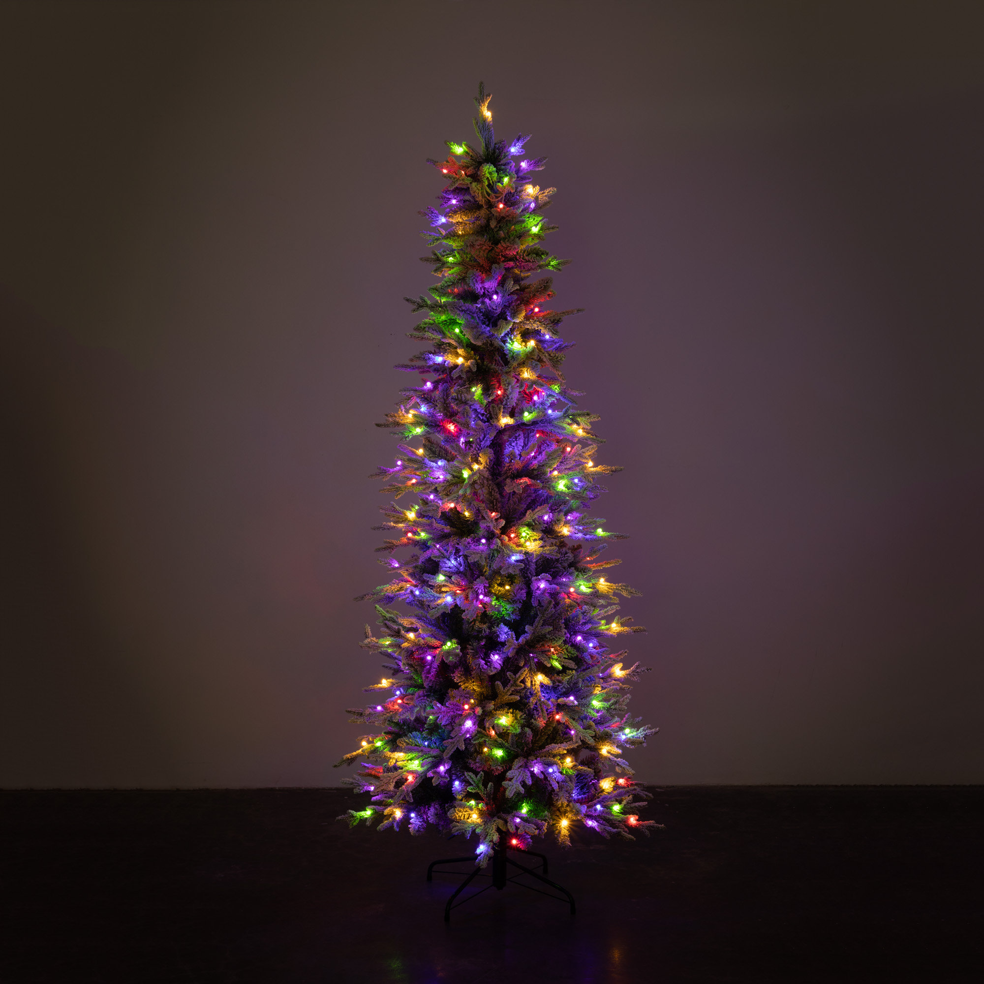 Lighted Artificial Christmas Tree - Includes A Tree Storage Bag and Remote Control The Holiday Aisle Size: 7'6