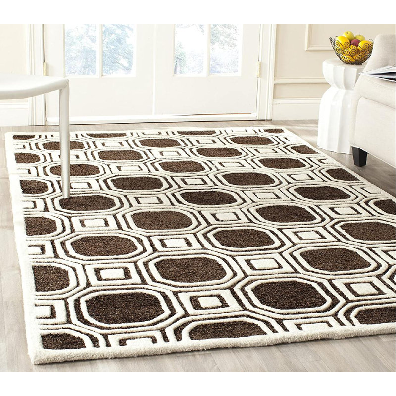 Tylane Hand Tufted Performance Abstract Rug, Rectangle 5' x 8'