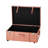 Texture Brand Designer Trunk with Wheels - Pink Snakeskin