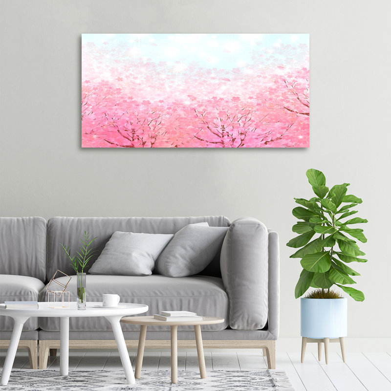 Cherry Blossoms - No Frame Print on Canvas