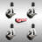 Soft Rubber Casters