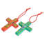 3.4'' Handmade Wood People Finial Ornament