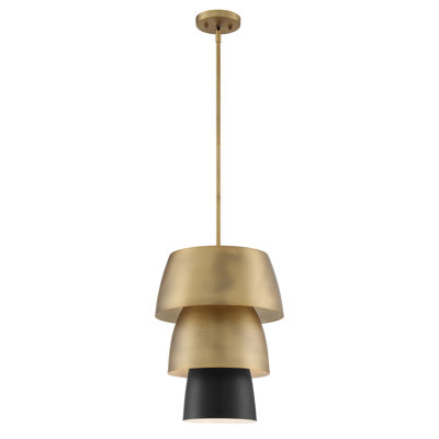 Luminaire suspendu à niveaux unique 1 lumière