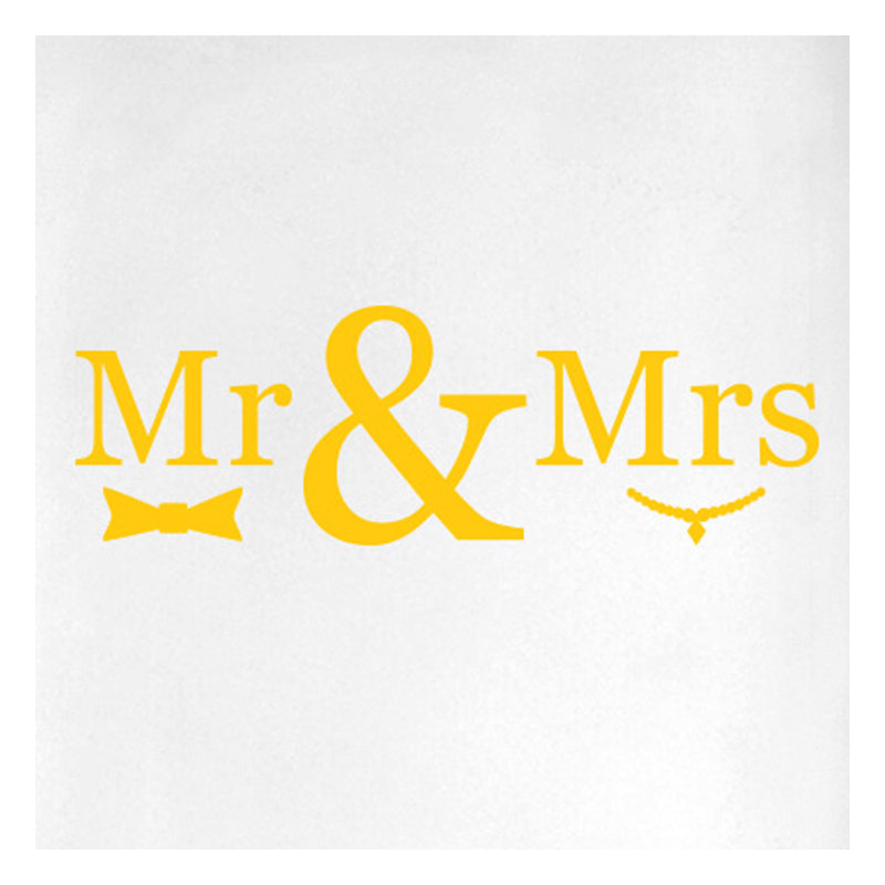 Wall Decal, Dark Yellow