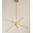 Burcker Aluminum Dimmable LED Modern Linear Chandelier-70693019-102743057