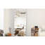 Miroir de salle de bain 72 po x 36 po pleine longueur avec DEL - Aluminium argenté, luminosité réglable, miroir à plusieurs scénarii, pouces, 3 réglages de couleur, pour l'entrée de la salle de bain